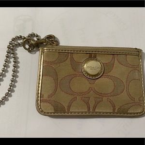 Coach keychain wallet